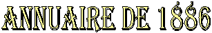 Annuaire de 1886